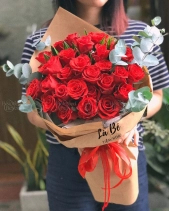 Bó Hoa Hồng Đỏ - belovedbeyond.com