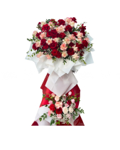 Kệ Chúc Mừng Tone Đỏ - Hồng Phát - belovedbeyond.com