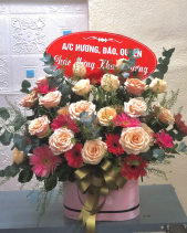 Lẵng Hoa Chúc Mừng - belovedbeyond.com