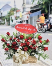 Lẵng Hoa Chúc Mừng - belovedbeyond.com