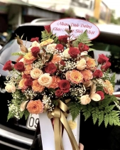 Lẵng Hoa Chúc Mừng - belovedbeyond.com