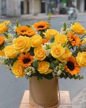 Lẵng Hoa Chúc Mừng - belovedbeyond.com
