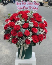 Hộp Hoa Hồng Đỏ Ohara - belovedbeyond.com