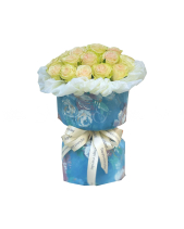 Bó Hoa Hồng Lưu Ly - belovedbeyond.com
