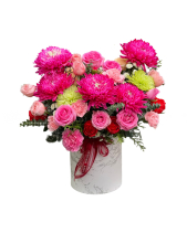 Hộp Hoa Tone Hồng - belovedbeyond.com
