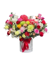 Hộp Hoa Mix Màu - belovedbeyond.com