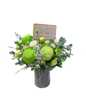 Hộp Hoa Cúc Mẫu Đơn Xanh Nhập Khẩu - belovedbeyond.com