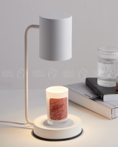 Đèn Đốt Nến - Đèn Trụ Trắng - belovedbeyond.com