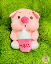 Gấu Bông Heo Ôm Bình Sữa - belovedbeyond.com