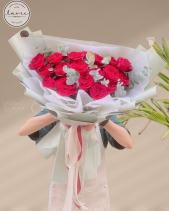 Bó Hoa Ohara Đỏ - belovedbeyond.com