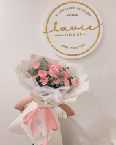 Bó Hoa Ohara Hồng 15 Bông - belovedbeyond.com