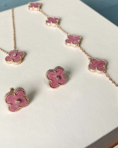 Dây Chuyền Vca Modern Hồng - belovedbeyond.com