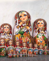 Búp Bê Nga Cao Cấp 30 Lớp 45Cm 