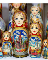 Bộ Búp Bê Nga 5 Lớp 18Cm Saint Petersburg - belovedbeyond.com