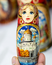 Bộ Búp Bê Nga 5 Lớp 18Cm Saint Petersburg - belovedbeyond.com