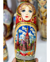 Bộ Búp Bê Nga 5 Lớp 18Cm Saint Petersburg - belovedbeyond.com