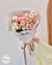 Bó Hoa Hồng Mix Tone Hồng - belovedbeyond.com