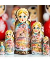 Búp Bê Nga 5 Lớp “Mùa Thu Nước Nga” - belovedbeyond.com