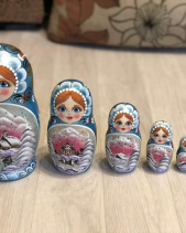 Búp Bê Nga 7 Lớp 22Cm Mùa Đông - belovedbeyond.com