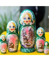 Búp Bê Nga 5 Lớp 18Cm Mùa Đông - belovedbeyond.com