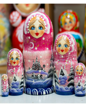 Búp Bê Nga 5 Lớp 18Cm Mùa Đông - belovedbeyond.com