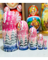 Búp Bê Nga 5 Lớp 18Cm Mùa Đông - belovedbeyond.com