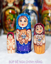Búp Bê Nga 3 Lớp 12Cm Misa Ôm Gấu - belovedbeyond.com