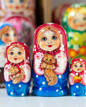 Búp Bê Nga 3 Lớp 12Cm Misa Ôm Mèo - belovedbeyond.com