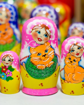 Búp Bê Nga 5 Lớp 12Cm Misa Ôm Mèo - belovedbeyond.com