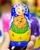 Búp Bê Nga 5 Lớp 12Cm Misa Ôm Mèo - belovedbeyond.com