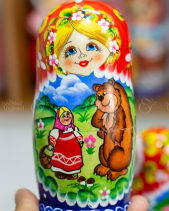 Búp Bê Nga 5 Lớp 18Cm Misa Và Gấu Nâu - belovedbeyond.com