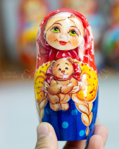 Búp Bê Nga 5 Lớp 18Cm Misa Và Cún Cưng - belovedbeyond.com