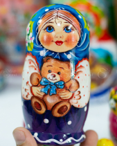 Búp Bê Nga 5 Lớp 15Cm Misa Ôm Gấu - belovedbeyond.com