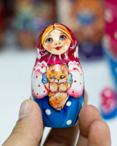 Búp Bê Nga 5 Lớp 15Cm Misa Ôm Mèo - belovedbeyond.com