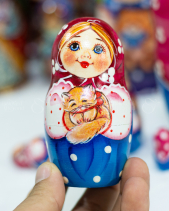 Búp Bê Nga 5 Lớp 15Cm Misa Ôm Mèo - belovedbeyond.com