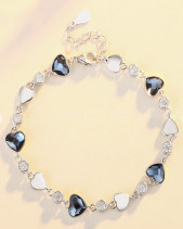 Lắc Tay Bạc Nữ Đính Đá Cz Heart Of The Sea_427425 - belovedbeyond.com