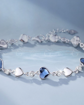 Lắc Tay Bạc Nữ Đính Đá Cz Heart Of The Sea_427425 - belovedbeyond.com