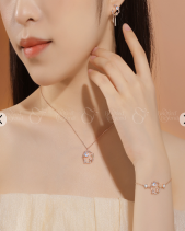 Lắc Tay Bạc Nữ Đính Đá Cz Thỏ Ngắm Trăng_722163 - belovedbeyond.com