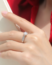 Nhẫn Bạc Nữ Đính Kim Cương Moissanite Aidan_335168 - belovedbeyond.com