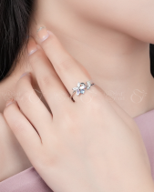 Nhẫn Bạc Nữ Đính Đá Cz Hoa Bướm_661591 - belovedbeyond.com