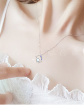 Dây Chuyền Bạc Nữ Đính Đá Cz Cá Tiên_831944 - belovedbeyond.com