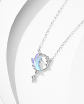 Dây Chuyền Bạc Đính Pha Lê Aurora Mặt Trăng_545817 - belovedbeyond.com