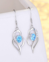 Bông Tai Bạc Ý S925 Mạ Bạch Kim Đá Cz Tim_991582 - belovedbeyond.com