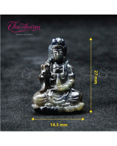 Mặt Bồ Tát Ngồi - Đá Saphirre Corumdum Tự Nhiên - belovedbeyond.com