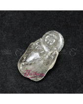 Mặt Phật Di Lặc Đá Thạch Anh Trắng Tự Nhiên - belovedbeyond.com