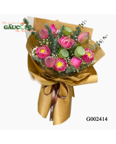 Bó Hoa Sen Hồng - belovedbeyond.com