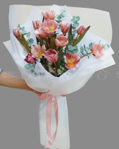 Bó 13 Bông Tulip Nâu Nhập Ms 3386 - belovedbeyond.com