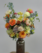 Bình Hoa Mix Hồng Spirit Và Cát Tường Nhật Nhập - belovedbeyond.com