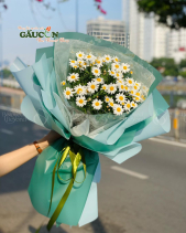Bó Hoa Cúc Họa Mi Tone Trắng - belovedbeyond.com