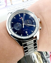 Tommy Hilfiger Bennett 1791725 Blue Plate Multi Me - belovedbeyond.com